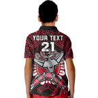 custom-personalised-bombers-football-polo-shirt-boomerang-indigenous-dots