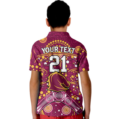 custom-personalised-broncos-rugby-polo-shirt-boomerang-indigenous-dots