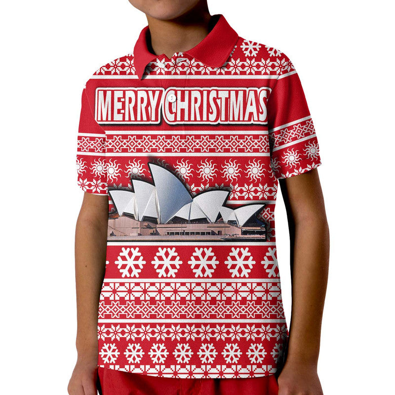 custom-personalised-australian-sydney-opera-house-christmas-vibe-with-aboriginal-dot-painting-style-polo-shirt
