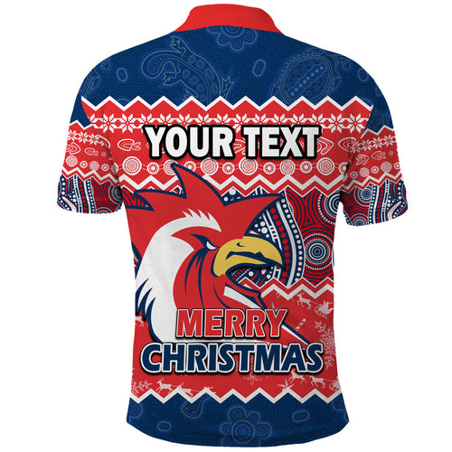 custom-personalised-sydney-aboriginal-roosters-christmas-vibe-polo-shirt