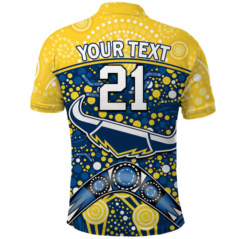 custom-personalised-cowboys-rugby-polo-shirt-boomerang-indigenous-dots