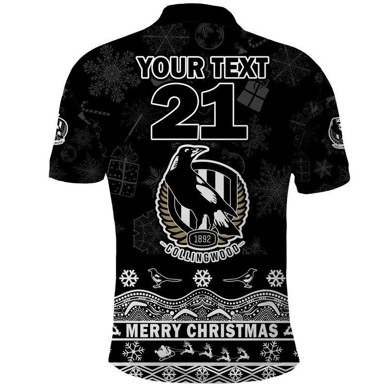 custom-personalised-and-number-collingwood-pies-unique-winter-season-polo-shirt-magpies-merry-christmas