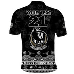 custom-personalised-and-number-collingwood-pies-unique-winter-season-polo-shirt-magpies-merry-christmas