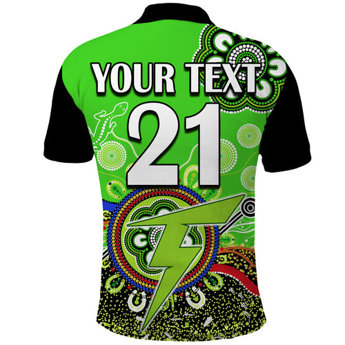 custom-personalised-sydney-thunder-polo-shirt-cricket-indigenous-aboriginal-lizard-version