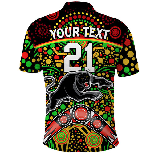 custom-personalised-panthers-rugby-polo-shirt-boomerang-indigenous-dots