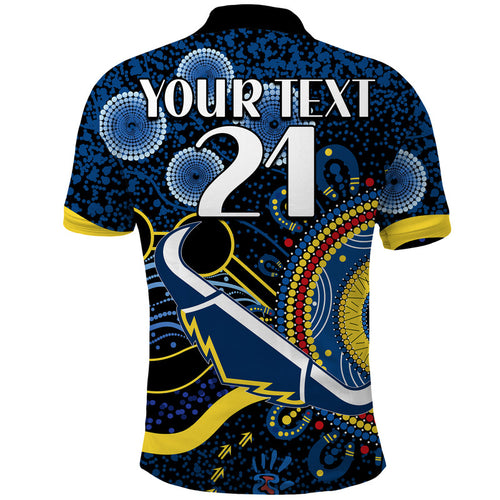 custom-personalised-cowboys-rugby-polo-shirt-aboriginal-dots-version