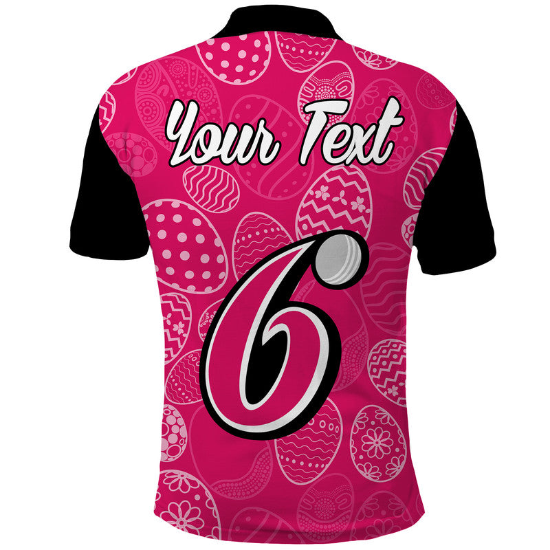 custom-personalised-sydney-sixers-cricket-happy-easter-day-polo-shirt-simple-style
