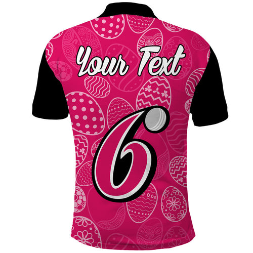 custom-personalised-sydney-sixers-cricket-happy-easter-day-polo-shirt-simple-style