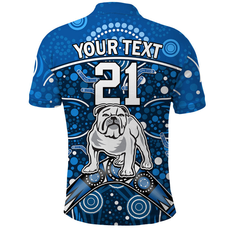 custom-personalised-bulldogs-rugby-polo-shirt-boomerang-indigenous-dots