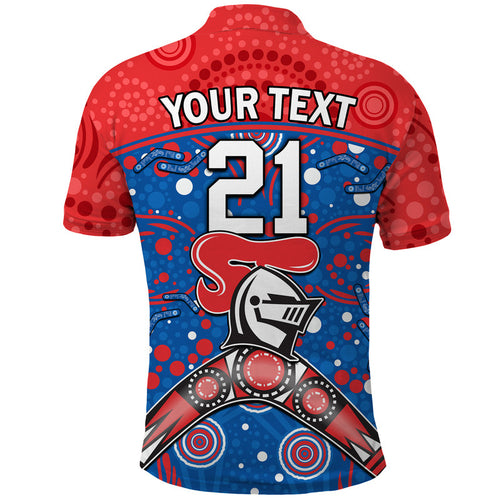 custom-personalised-knights-rugby-polo-shirt-novocastrians-boomerang-indigenous-dots