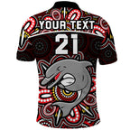 custom-personalised-dolphins-rugby-polo-shirt-aboriginal-dot-painting