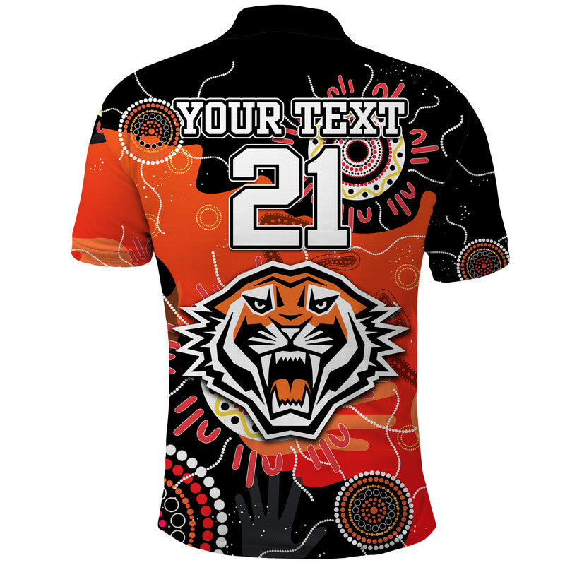 custom-text-and-number-wests-tigers-indigenous-aboriginal-rugby-polo-shirt