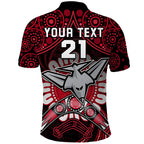 custom-personalised-bombers-football-polo-shirt-boomerang-indigenous-dots