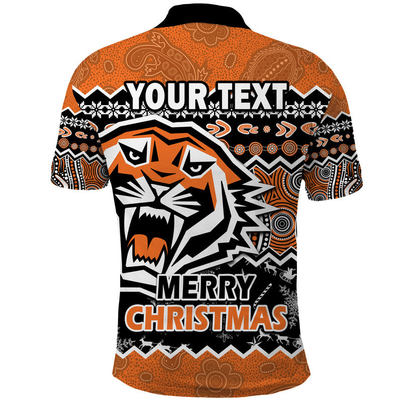 custom-personalised-wests-tigers-aboriginal-christmas-vibe-gold-version-polo-shirt