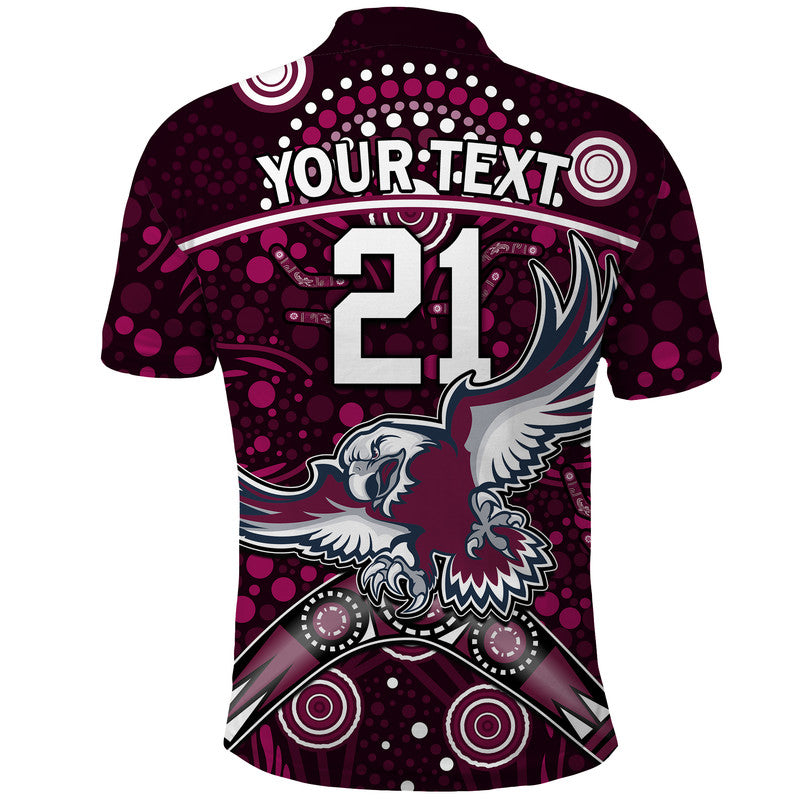 custom-personalised-sea-eagles-rugby-polo-shirt-boomerang-indigenous-dots