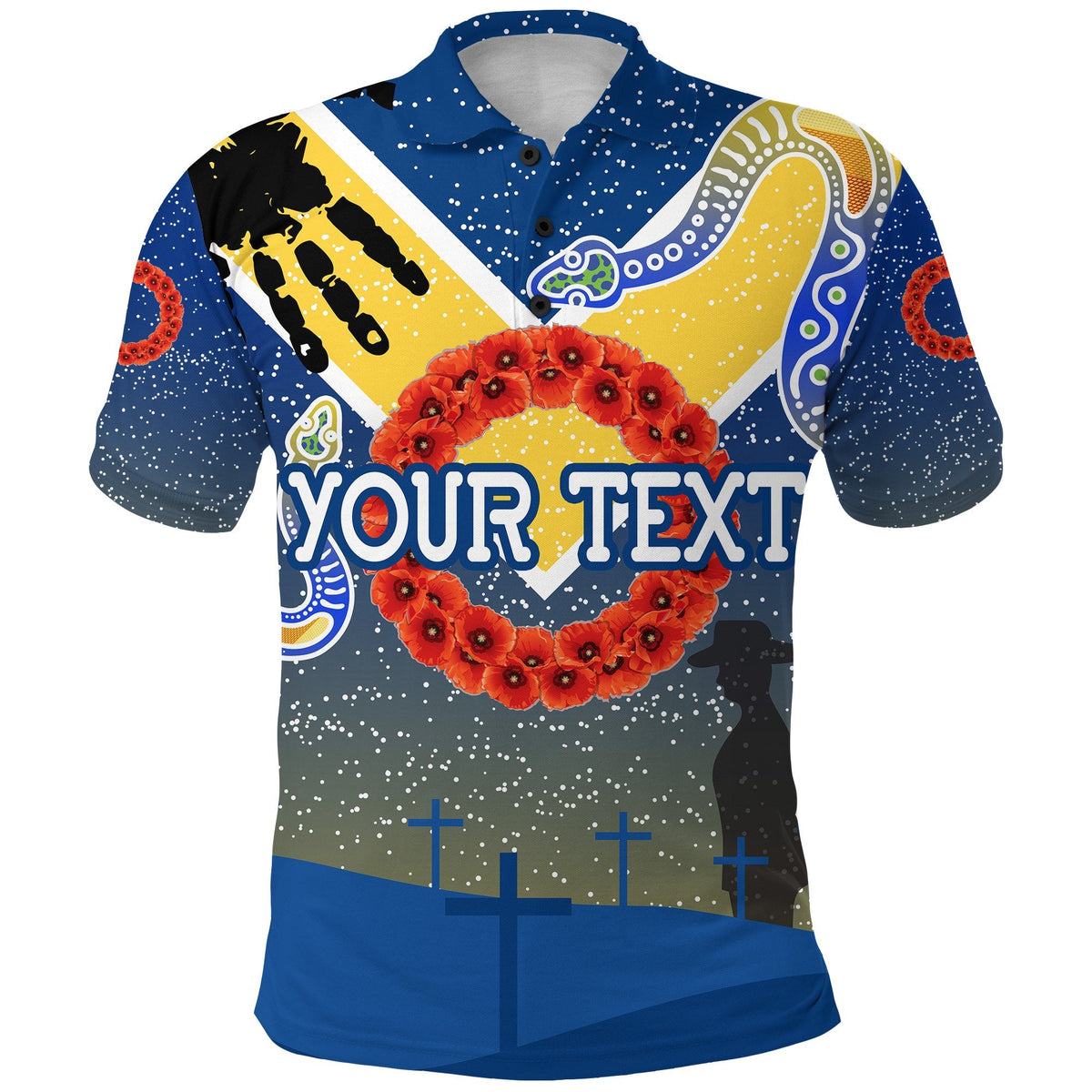custom-personalised-parramatta-eels-anzac-polo-shirt-ethnic-style