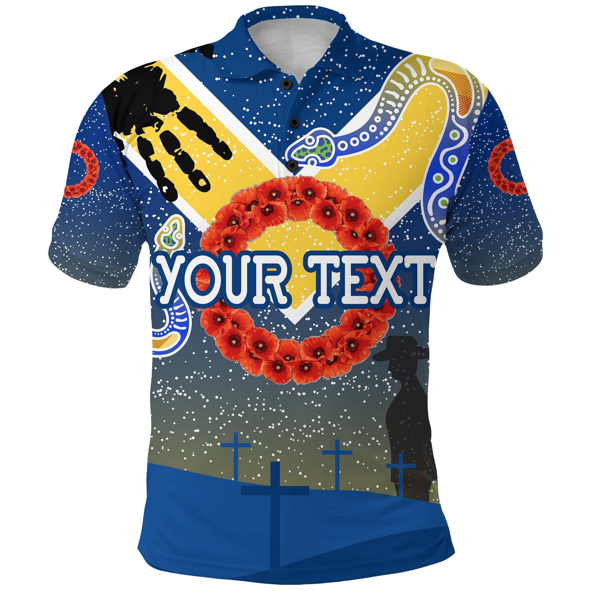 custom-personalised-parramatta-eels-anzac-polo-shirt-ethnic-style