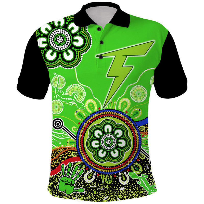 sydney-thunder-polo-shirt-cricket-indigenous-aboriginal-lizard-version