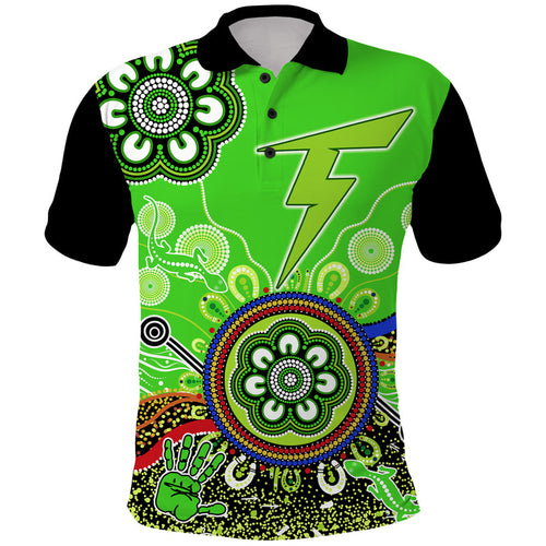 sydney-thunder-polo-shirt-cricket-indigenous-aboriginal-lizard-version