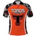 dominican-toros-de-este-baseball-stitches-polo-shirt-orange