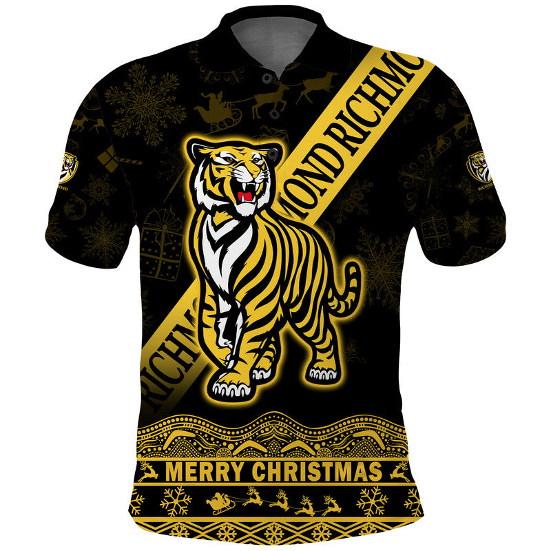 richmond-tigers-unique-winter-season-polo-shirt-tigers-merry-christmas