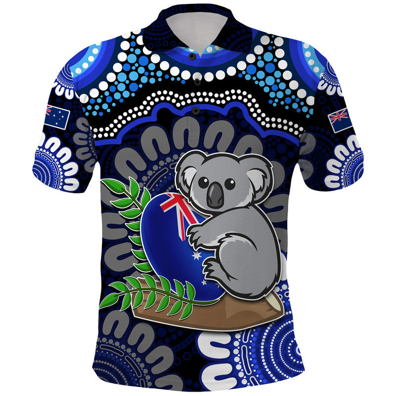 australia-koala-aboriginal-polo-shirt-koala-hugging-rugby-ball-blue