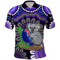 australia-koala-aboriginal-polo-shirt-koala-hugging-rugby-ball-purple