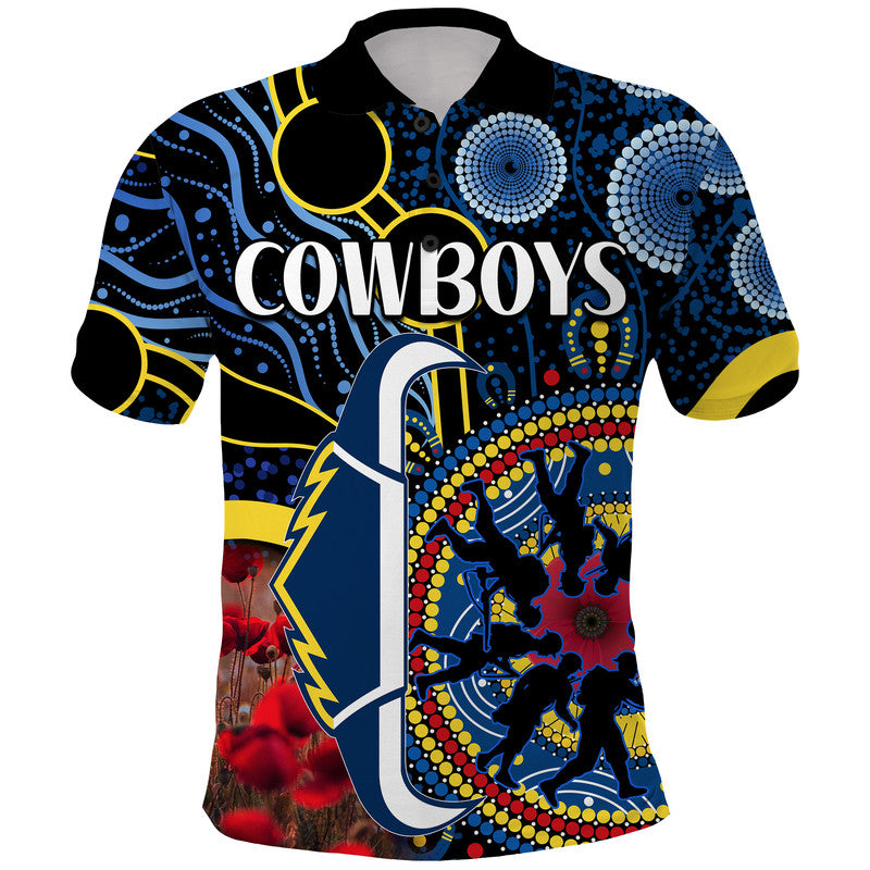 cowboys-rugby-anzac-polo-shirt-aboriginal-military-and-poppy-flowers