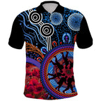 custom-personalised-australia-anzac-day-polo-shirt-aboriginal-military-and-poppy-flowers-style