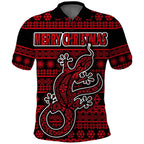 custom-personalised-australian-lizard-christmas-vibe-with-aboriginal-dot-painting-style-polo-shirt