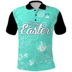 custom-personalised-brisbane-heat-cricket-happy-easter-day-polo-shirt-simple-style