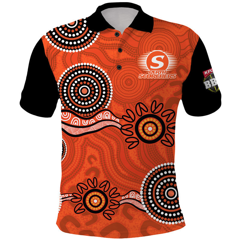 custom-personalised-perth-scorchers-cricket-dots-polo-shirt