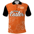 custom-personalised-perth-scorchers-cricket-happy-easter-day-polo-shirt-simple-style