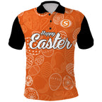 custom-personalised-perth-scorchers-cricket-happy-easter-day-polo-shirt-simple-style