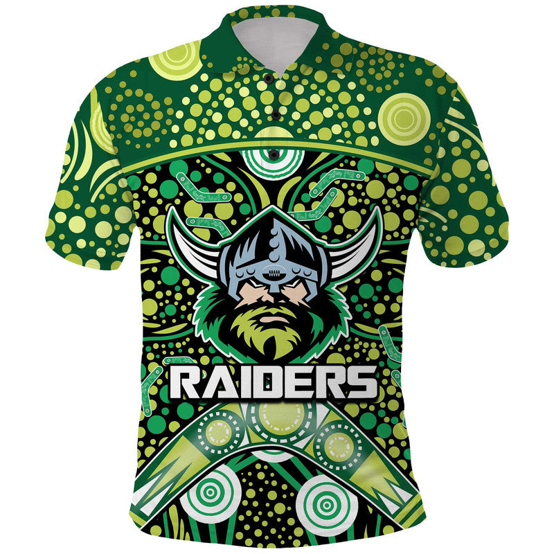raiders-rugby-polo-shirt-boomerang-indigenous-dots