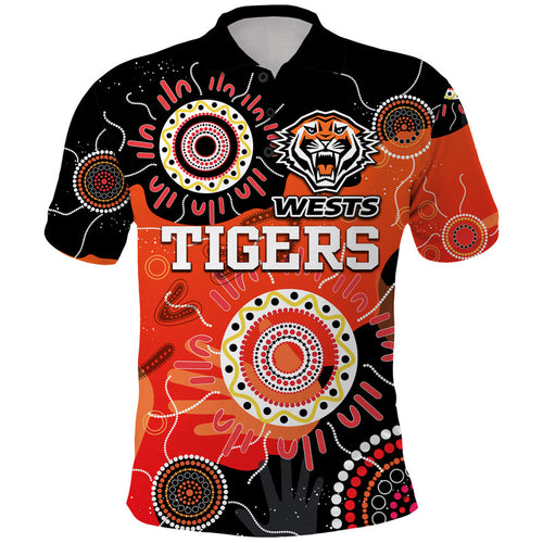 custom-text-and-number-wests-tigers-indigenous-aboriginal-rugby-polo-shirt