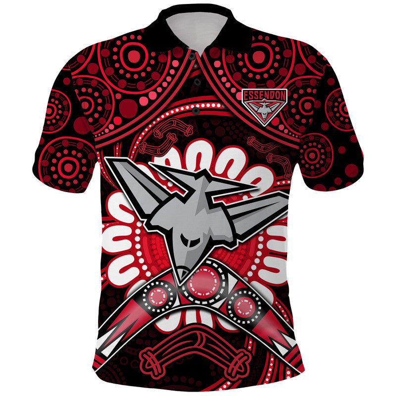 bombers-football-polo-shirt-boomerang-indigenous-dots