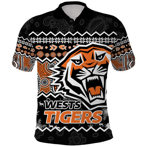 custom-personalised-wests-tigers-aboriginal-christmas-vibe-black-version-polo-shirt