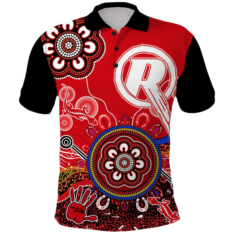custom-personalised-melbourne-renegades-polo-shirt-cricket-indigenous-aboriginal-lizard-version