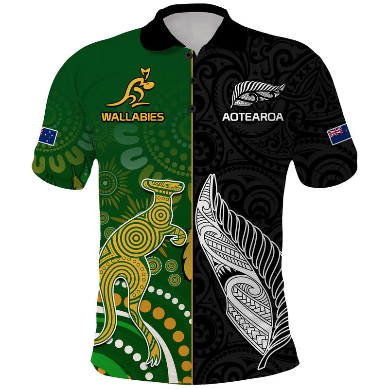 aotearoa-rugby-all-black-combine-australia-wallabies-polo-shirt-aboriginal-kangaroo-and-maori-fern
