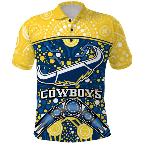 cowboys-rugby-polo-shirt-boomerang-indigenous-dots