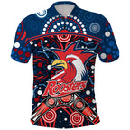 custom-personalised-roosters-rugby-polo-shirt-boomerang-indigenous-dots