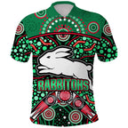custom-personalised-south-sydney-indigenous-rabbitohs-dot-art-style-polo-shirt