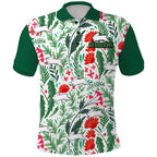 rabbitohs-poppy-flowers-field-polo-shirt