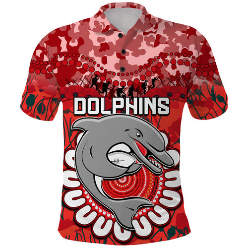 custom-personalised-dolphins-rugby-anzac-polo-shirt-camouflage-poppy