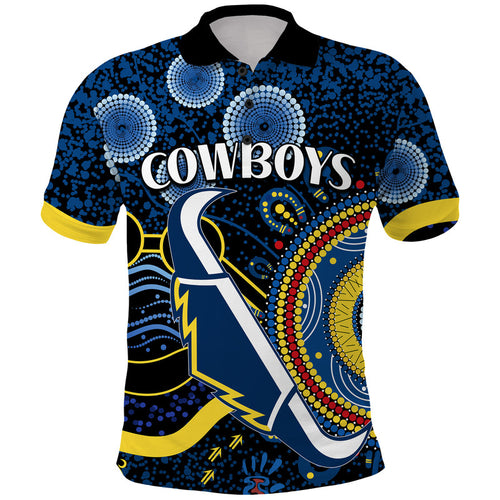 cowboys-rugby-polo-shirt-aboriginal-dots-version