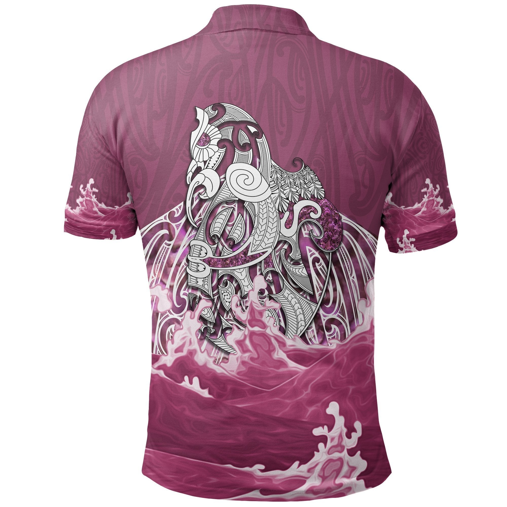 maori-manaia-the-blue-sea-polo-shirt-pink