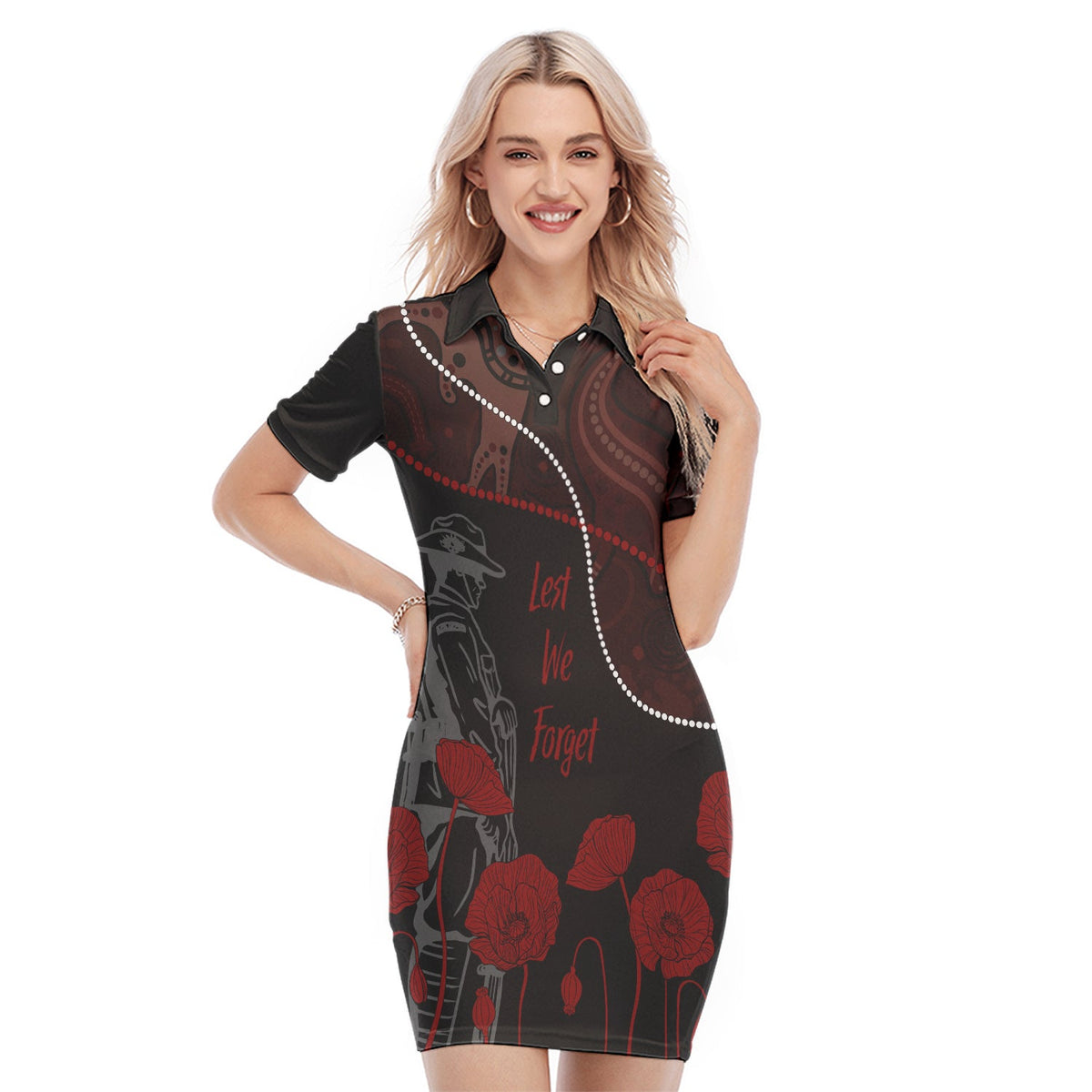 australia-anzac-day-polo-dress-aboriginal-art-with-poppies