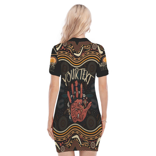 personalised-naidoc-week-2022-polo-dress-aboriginal-art-hand-stencils