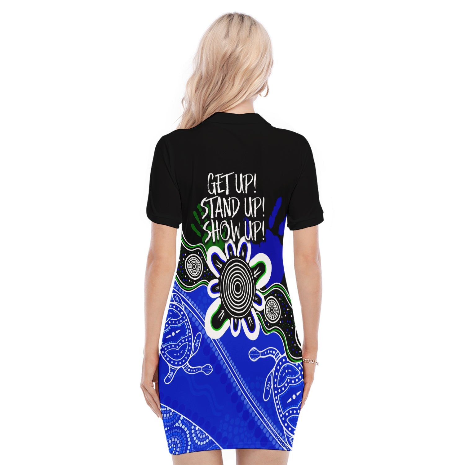 indigenous-torres-straits-naidoc-week-2022-polo-dress-turtles-style